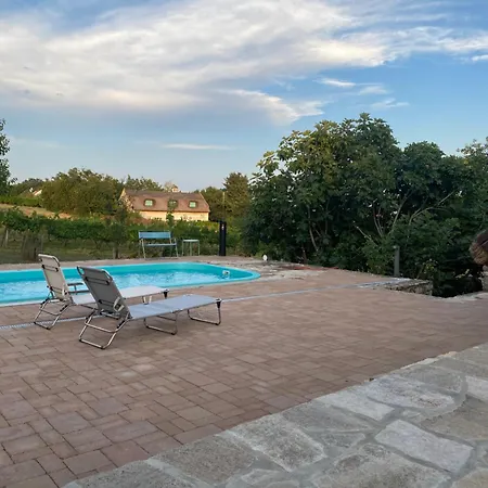 Nyuszifülház Im Weinberg Mit Pool Mencshely